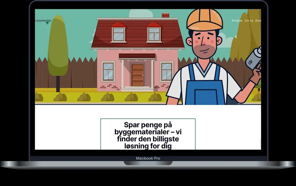 Byggefidusen — Web case